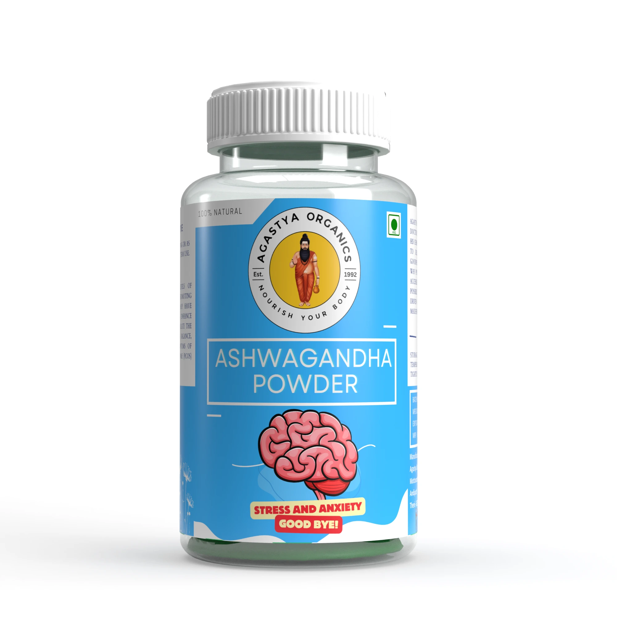 Ashwagandha Powder by Agastya Organics